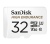 SANDISK microSDHC High Endurance 32GB 100MB/s 