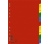 Donau Regiszter, műanyag, A4, 1-10, színes