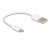 Delock USB-A - Lightning kábel 15cm