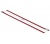 Delock r.m. acél kábelkötegelők 200mm 10db piros
