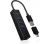 Icy Box USB 3.0 hub + Type-C adapter + Gigabit LAN