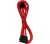 BitFenix Molex hosszabbító 45cm piros/fekete