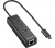 Sharkoon USB 3.0 Type-C hub + Ethernet fekete