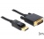 Delock Displayport - DVI 24+1 kábel, apa - apa 3m