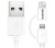 Adata USB-A / USB micro-B + Lightning 2.0 1m fehér