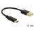 Delock USB Type-A - Type-C töltőkábel 15cm