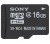 Sony 16GB Micro SDHC Card CL4+Adapter