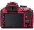 Nikon D3300 + AF-P 18-55 VR kit vörös