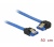 Delock SATA 6Gb/s balra néző 50cm kék