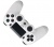 SONY DualShock 4 kontroller Fehér
