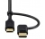 Hama USB 2.0 A / micro-B + Type-C 1m