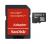 SanDisk Micro SD 8GB + adapter