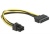 Delock tápátalakító kábel SATA > PCIe