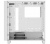 CORSAIR 3000D RGB Tempered Glass - White