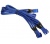 BitFenix 3 tűs elosztó adapter 3x 60cm kék/kék