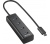 Sharkoon 4 portos USB Type-C alumíniumhub fekete