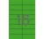 Apli Etikett, 105x37 mm, zöld