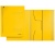 Leitz pólyás dosszié, karton, A4, sárga