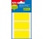 Apli Etikett, 34x67 mm, kézzel írható, neon sárga