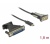 Delock USB Type-C > 1 db soros DB9 RS-232 + DB25