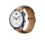 Xiaomi Watch S1 Pro - ezüst acéltok, barna bőrszíj