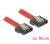 Delock SATA 6 Gb/s flexibilis kábel 50 cm vörös 