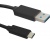 Qoltec USB 3.0 A / Type-C 1,8m fekete