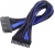 SilverStone PP07 alaplapi hosszabbító fekete/kék