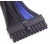 SilverStone PP07 alaplapi hosszabbító fekete/kék