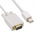 VCOM Mini DisplayPort - VGA kábel 1.8m Fehér