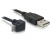 Delock USB2.0–A - Micro-A USB hajlított kábel, apa