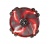 BitFenix Spectre PRO LED Red 200mm Fekete