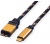 Roline Gold USB 3.2 Gen 1 Type-C/Micro-B 1m